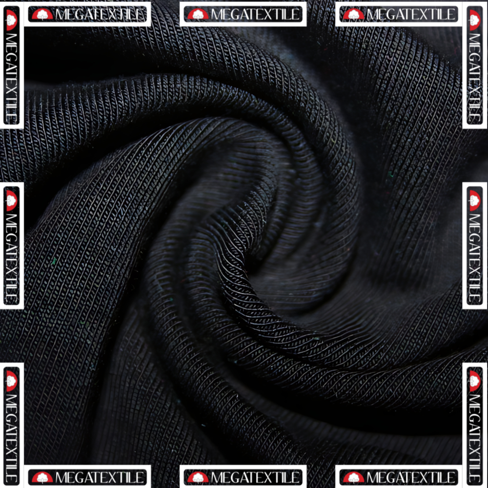 Кулирная гладь Пенье 20/1 | Чёрный | 100% хлопок | 180 г/м² (+/-5) | 178 см