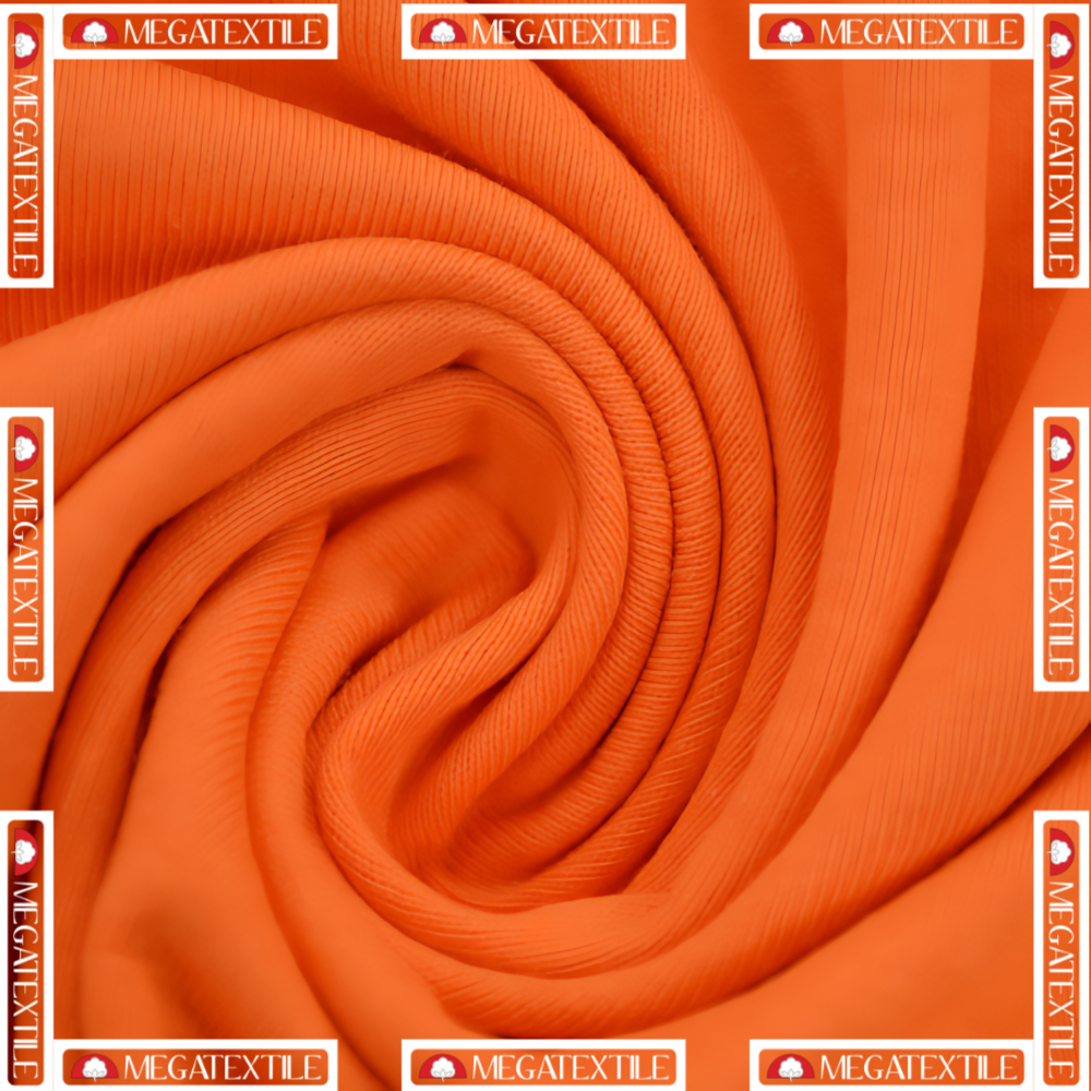 Кулирная гладь Пенье 20/1 | Оранжевый 1023-PENE | 100% хлопок | 180 г/м² (+/-5) | 178 см